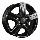 Alu kola BORBET CWD, 17x7 5x108 ET46, černá lesklá (zátěžová)