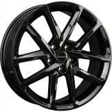 Alu kola BORBET N, 16x6.5 4x100 ET43, černá lesklá