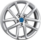 Alu kola BORBET N, 17x7 4x100 ET44, stříbrná