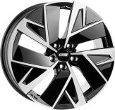 Alu kola CMS C32-AERO, 19x7.5 5x112 ET50, černá lesklá + leštění (zátěžová)