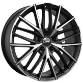 Alu kola CMS C36, 18x8 5x112 ET30, černá matná + leštění