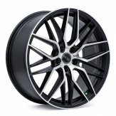 Alu kola Haxer HX035, 19x8.5 5x114.3 ET40, černá matná + leštění