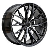Alu kola Haxer HX042, 20x9.5 5x120 ET38, černá + tmavé leštění