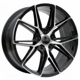 Alu kola Haxer HX043, 18x8 5x110 ET28, černá + leštění