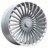 Alu kola Haxer HX09F, 20x8.5 5x112 ET43, stříbrná
