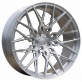 Alu kola Haxer HXF03, 21x10.5 5x112 ET30, Broušená stříbrná