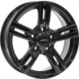 Alu kola INTER ACTION KARGIN, 16x6.5 5x108 ET35, černá lesklá (zátěžová)