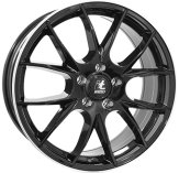 Alu kola IT WHEELS 2 KIRA, 18x7.5 4x100 ET38, černá lesklá + leštěný límec