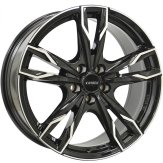 Alu kola IT WHEELS GINA, 19x7.5 5x114.3 ET40, černá lesklá + leštění (zátěžová)