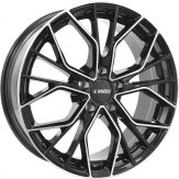Alu kola IT WHEELS TIARA, 19x8 5x114.3 ET40, černá lesklá + leštění