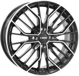Alu kola IT WHEELS TIARA 4, 16x6.5 4x108 ET30, černá lesklá + leštění