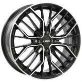 Alu kola IT WHEELS TIARA 4, 17x7 4x108 ET31, černá lesklá + leštění
