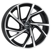 Alu kola MAK KASSEL, 20x8.5 5x112 ET37, černá lesklá + leštění (zátěžová)