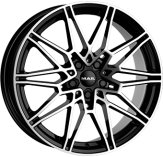 Alu kola MAK KOENIG, 20x8 5x112 ET45, černá lesklá + leštění (zátěžová)