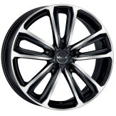 Alu kola MAK MAGMA, 15x6 5x100 ET38, černá lesklá + leštění