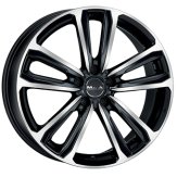 Alu kola MAK MAGMA, 15x6 5x100 ET38, černá lesklá + leštění