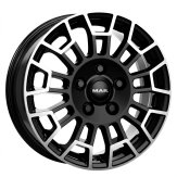 Alu kola MAK NOMAD, 17x7 5x112 ET50, černá lesklá + leštění (zátěžová)