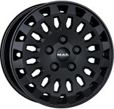 Alu kola MAK OVERLAND, 17x7 5x118 ET62, černá matná (zátěžová)