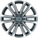 Alu kola MAK SAFARI 6, 18x7.5 6x120 ET47, šedivá + leštění (zátěžová)