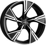 Alu kola MAK STARK, 20x8.5 5x112 ET37, černá lesklá + leštění (zátěžová)