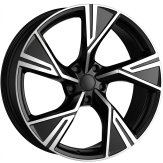 Alu kola MAK STARK, 20x9 5x130 ET56, černá lesklá + leštění (zátěžová)