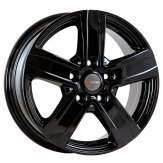 Alu kola Mille Miglia MMVN5, 16x6.5 5x160 ET60, černá lesklá (zátěžová)