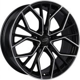 Alu kola MiM ANKY, 17x7.5 5x108 ET44.5, černá + leštění