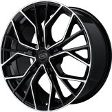 Alu kola MiM ANKY, 17x7.5 5x112 ET35, černá + leštění