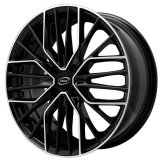 Alu kola MiM ANKY4, 16x6.5 4x98 ET34.5, černá + leštění