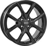 Alu kola MONACO WHEELS 2 CL2, 16x6.5 4x108 ET32, černá lesklá