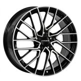 Alu kola MONACO WHEELS GP11, 18x8 5x108 ET45, černá lesklá + leštění
