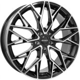 Alu kola MONACO WHEELS GP15, 19x8 5x112 ET44, černá lesklá + leštění (zátěžová)