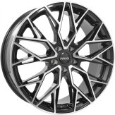 Alu kola MONACO WHEELS GP15-FF, 20x10.5 5x112 ET39, černá lesklá + leštění (zátěžová)