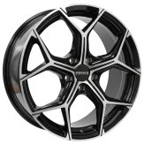 Alu kola MONACO WHEELS GP16, 18x8 5x112 ET44, černá lesklá + leštění