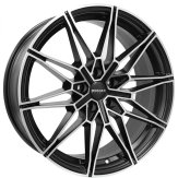 Alu kola MONACO WHEELS GP18, 20x8.5 5x112 ET45, černá matná + leštění (zátěžová)