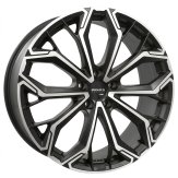 Alu kola MONACO WHEELS GPC17, 18x8 5x108 ET48, černá matná + leštění