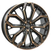 Alu kola MONACO WHEELS GPC17, 18x8 5x112 ET46, černá + měděná barva leštění
