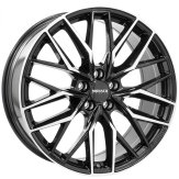 Alu kola MONACO WHEELS GPX, 18x8 5x108 ET42, černá lesklá + leštění (zátěžová)