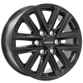 Alu kola MONACO WHEELS VT1, 17x6.5 6x120 ET49, černá lesklá (zátěžová)