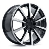 Alu kola Racing Line 1067, 20x8.5 5x130 ET50, černá + leštění (zátěžová)
