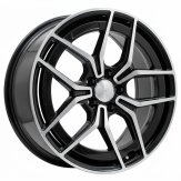 Alu kola Racing Line 3S1034, 19x9 5x112 ET49, černá + leštění (zátěžová)