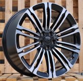 Alu kola Racing Line 3S1066V, 23x9.5 5x120 ET42.5, černá + leštění (zátěžová)
