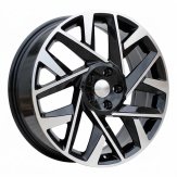 Alu kola Racing Line 3S1072, 18x7.5 5x114.3 ET49.5, černá + leštění