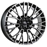 Alu kola Racing Line 3S1111, 22x10.5 5x112 ET43, černá + leštění (zátěžová)