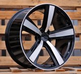 Alu kola Racing Line 3S1239, 21x9.5 5x112 ET26, černá + leštění (zátěžová)