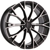Alu kola Racing Line 3S1279, 18x7.5 5x112 ET51, černá + leštění