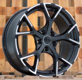 Alu kola Racing Line 3S5997, 18x8 5x112 ET40, černá matná + leštění