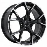 Alu kola Racing Line 3S5997, 18x8 5x112 ET40, černá matná + leštění