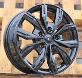 Alu kola Racing Line 6408, 16x6.5 5x120 ET51, černá lesklá (zátěžová)