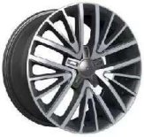 Alu kola Racing Line 7035, 17x7.5 5x112 ET50, černá + leštění